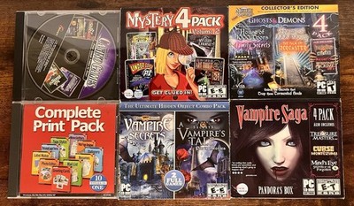 PC Games Collection Lot Of 22 Includes Hidden Object, Casino, Mystery And More