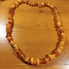 NATURAL OLD ANTIQUE BALTIC AMBER NECKLACE 37.4 gr