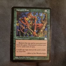 1x MTG Magic The Gathering TCG Nature's Kiss - Weatherlight