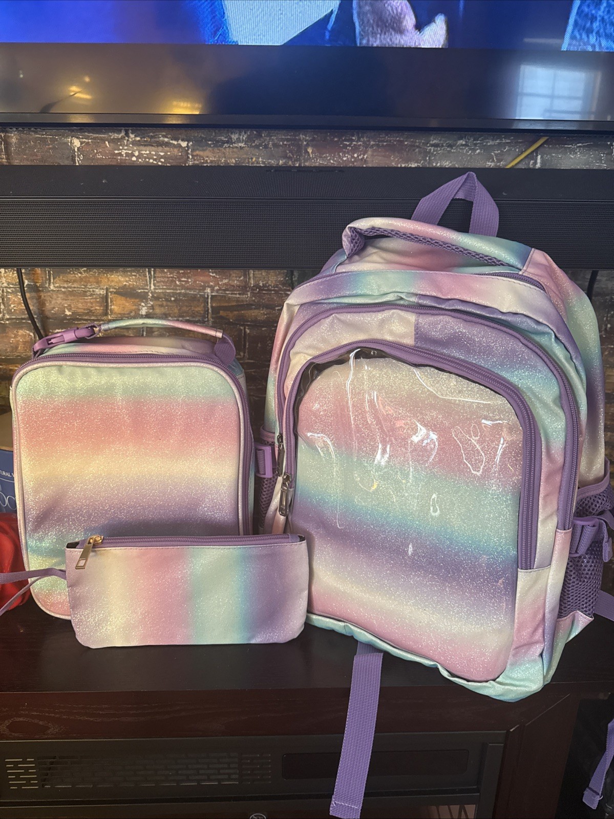 3 Piece Backpack Set for Girls Boys, Kids 15.6" School Lapto