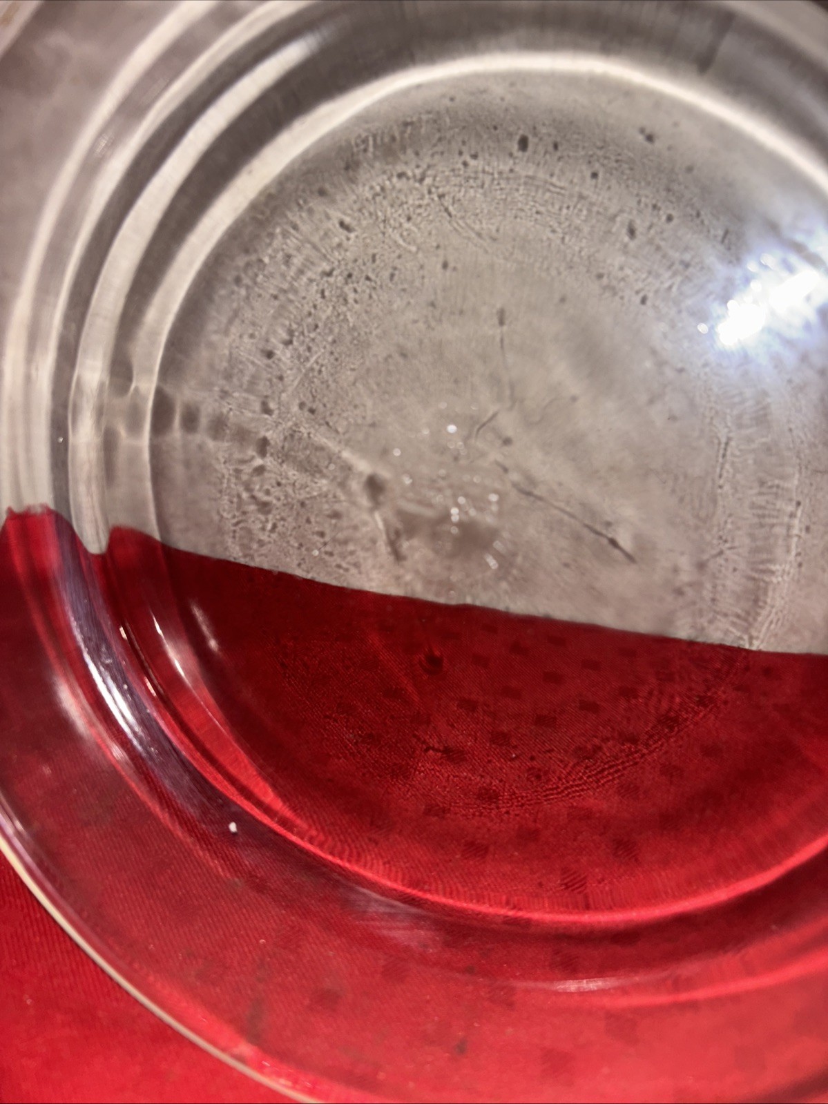 Vintage Anchor Hocking Fire King 9" X 2" Clear Cake  Baking Dish-429 Estate Find