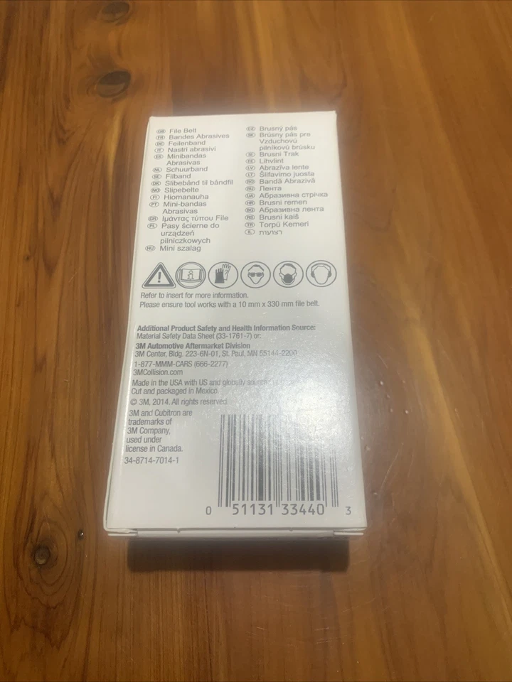 Correas de lijado 3M Cubitron II 33440 786F serie 80+ grano 3/8" x 13" púrpura paquete de 10 Foto 2 de 3