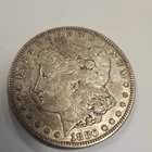 1880 Morgan Silver Dollar $1 Coin, Circulated, Uncertified Certification