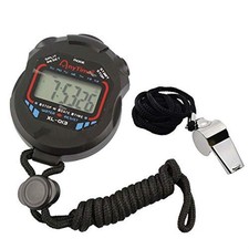 Digital Sport Stopwatch Timer with Stainless ...