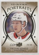 2018 Upper Deck UD Portraits Rookies Gold Foil 20/99 Victor Ejdsell #P-63 01ks