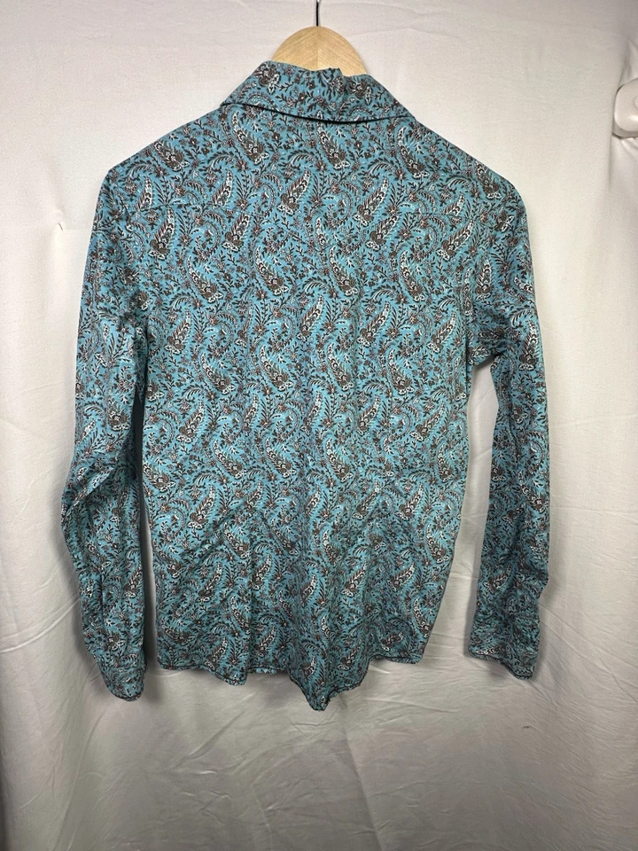 Camisa Panhandle Rough Stock Mujer S Diamante Perla Snap Western N307 Foto 4 de 4