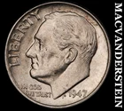 1947-D Silver Roosevelt Dime - Scarce  Better Date  No Reserve  #K757