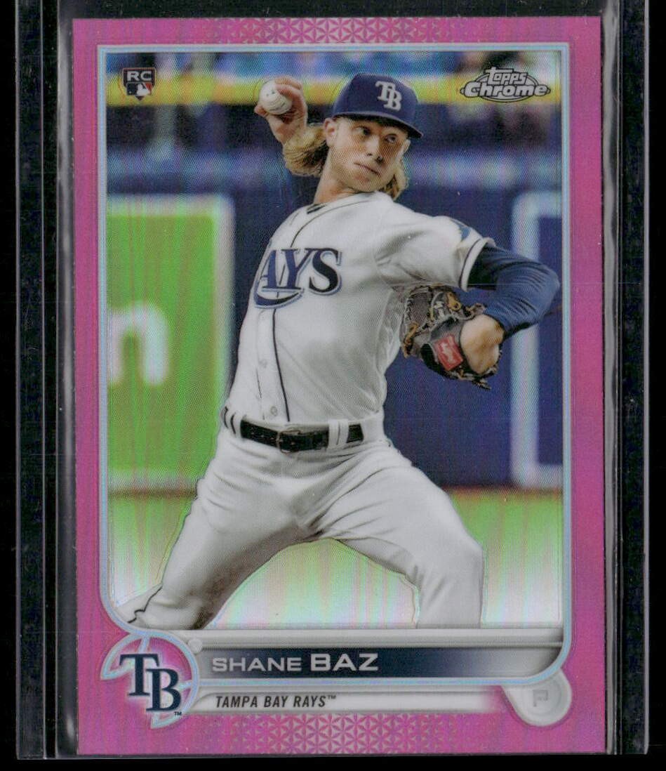 2022 Topps Chrome #201 Shane Baz Pink Refractor