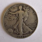 1939 Walking Liberty Half Dollar VF/VF+ 90% silver U.S. coin 50c