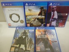 5 ps3 games hitman2/destiny/battlefield/glder scrolls /ghost recon