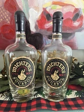 TWO BOTTLES! Michter’s 10 Year Single Barrel Empty Bourbon Bottle with Corks