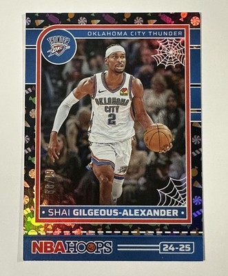 2024-25 Panini Haunted Hoops Shai Gilgeous-Alexander Holo Trick-or-Treat /99