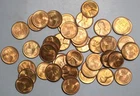 1948-S Lincoln Wheat Cent Roll Gem RED BU Uncirculated Cents 50 Coins (25122501R