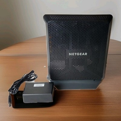 NETGEAR C7000v2 AC1900 WiFi Cable Modem Router DOCSIS 3.0 Dual-Band & Power Cord