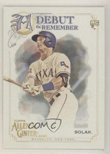 2020 Topps Allen & Ginter's A Debut to Remember Nick Solak #DTR-24 2k3