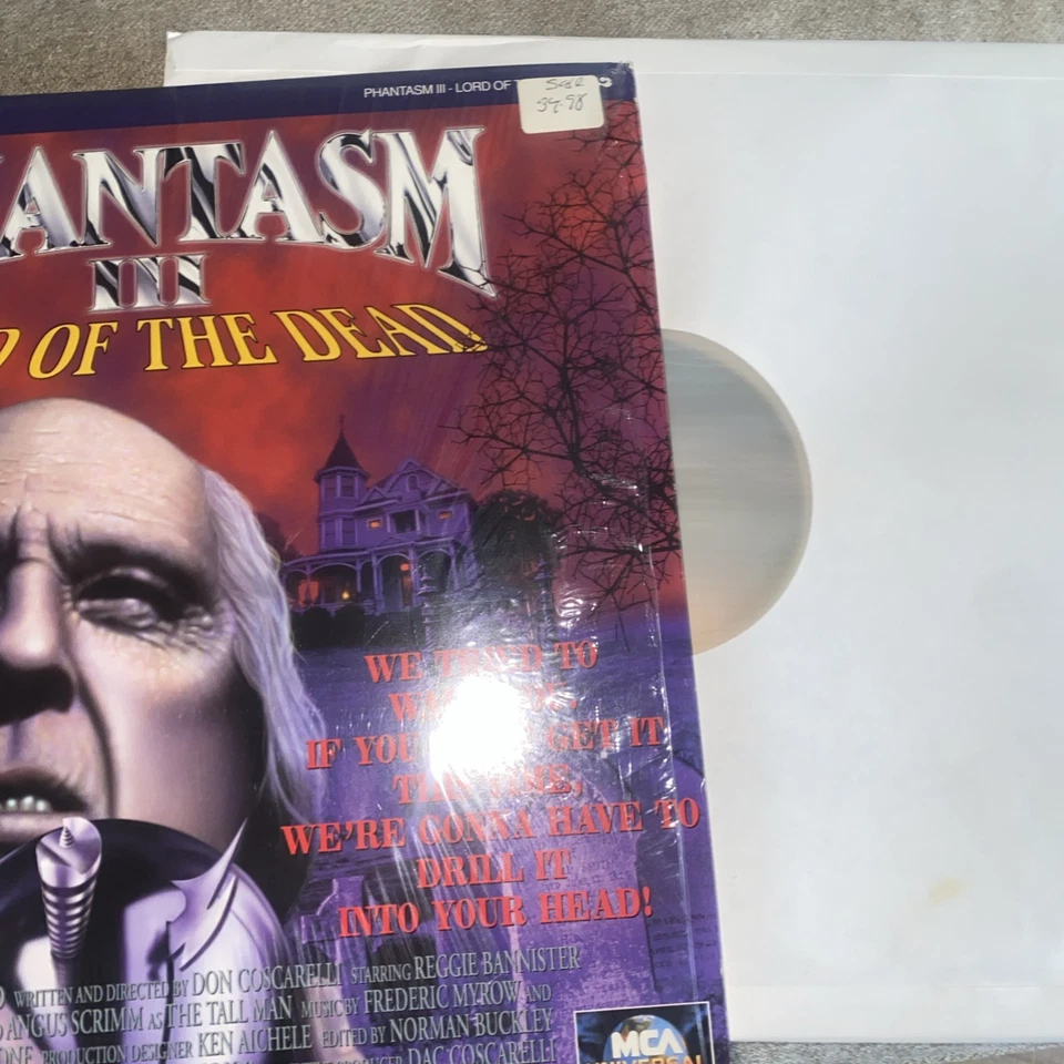 Phantasm III Lord of the Dead (Laserdisc, 1994) very good condition  — 第 3/4 张图片