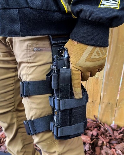 Universal MOLLE Pistol Holster – Adjustable Tactical Holster for RDS Red Dot ... - Picture 6 of 7