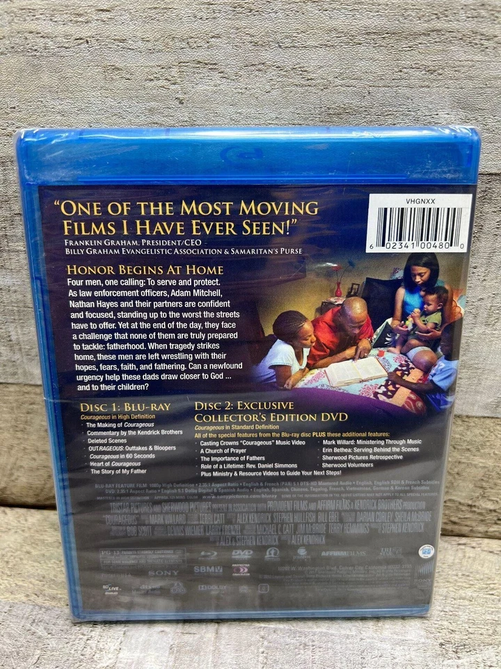 Courageous (Blu-ray/DVD, 2011) Honor Begins At Home Collectors Edition New - Image 3 of 4