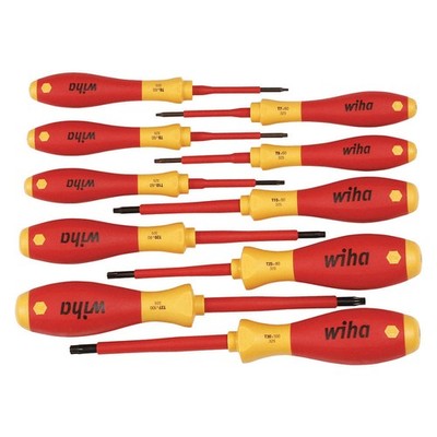 WIHA 32592 Insulated Screwdriver Set, NmPcs10 53KG77