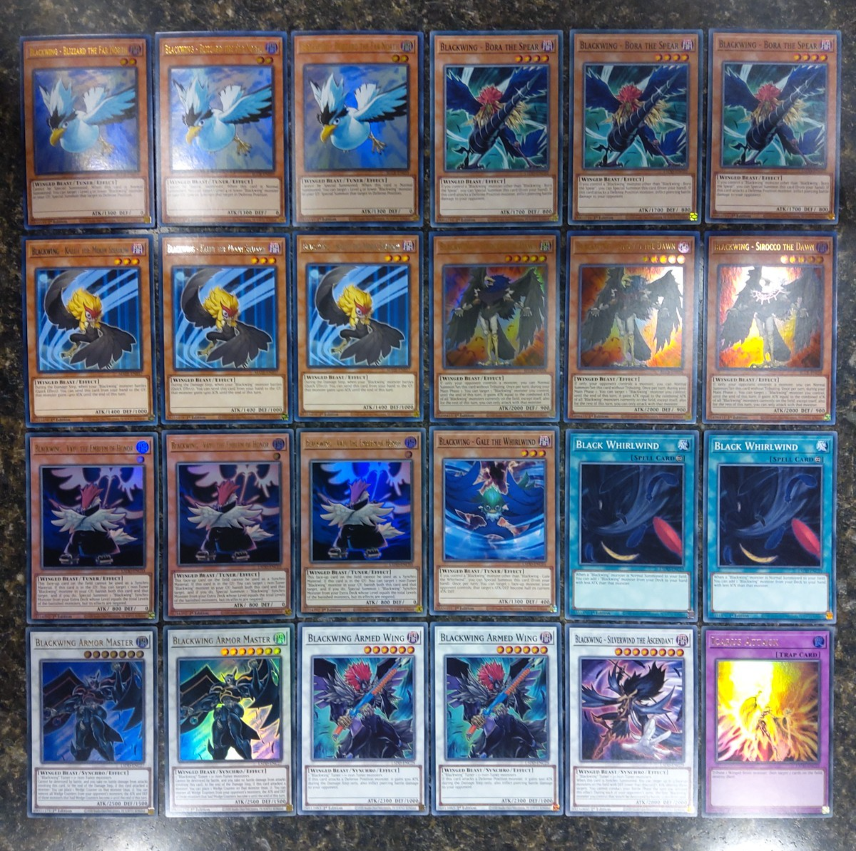 Blackwing EDISON FORMAT DECK CORE Blizzard the Far North Vayu
