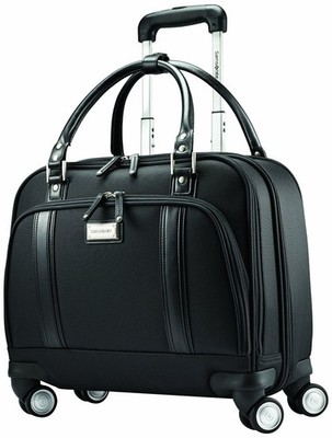 Samsonite Luggage Women's Spinner Mobile Office Black/Chrome One Size U74