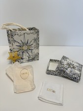 Dior White/Blue/Gold Square Gift Box Bundle 5 Piece 