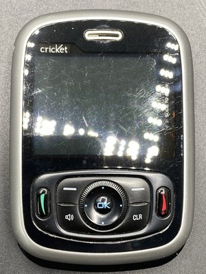 Silver PCD TXTM8 [Cricket] Rare CDMA Slide Cell Phone
