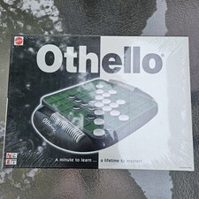 NEW Othello Board Game 1999 100 Complete Sealed Mattel Strategy Game Classic Ed