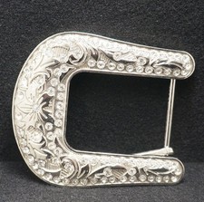 WA05171 VINTAGE 1970s  HORSESHOE  WESTERN TONGUE TYPE BUCKLE