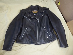 jaqueta de couro harley davidson feminina