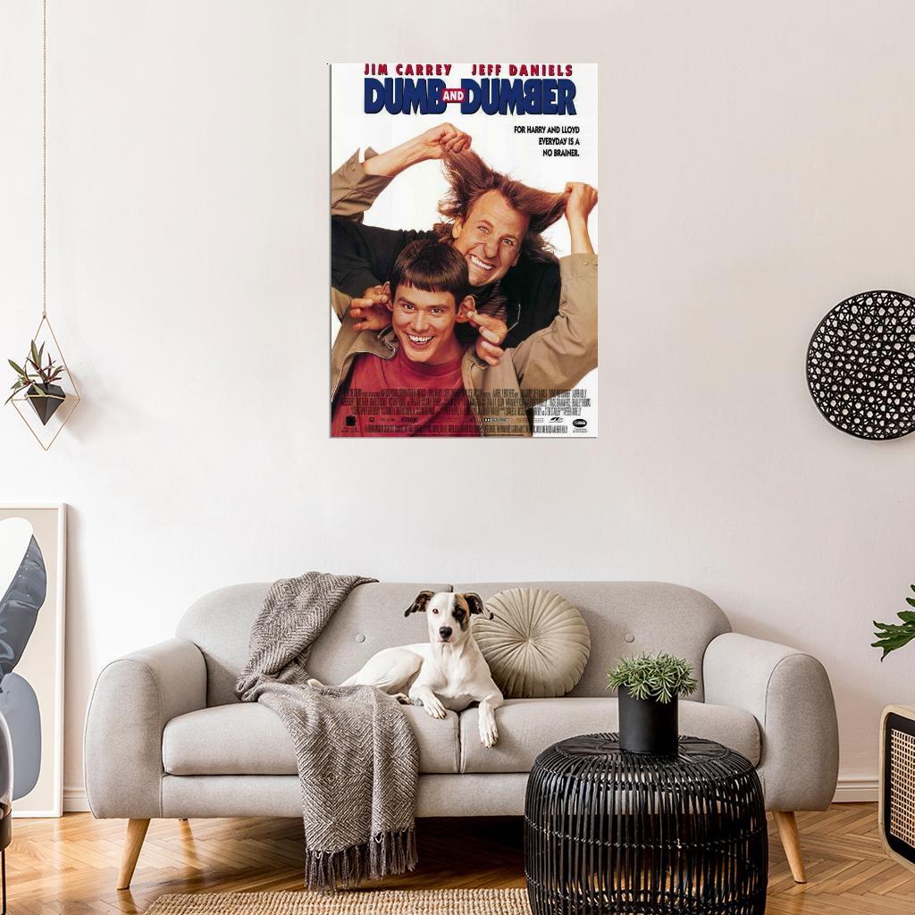 65503 Dumb And Dumber Movie Jim Carrey Jeff Daniels Wall Decor Print Poster