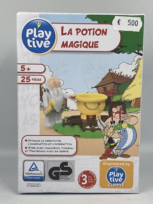 2021 Play Tive ASTERIX & OBELIX New Sealed Box THE MAGIC POTION - Lego Like