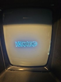 Vectrex - Hexed! - Game in Translucent Red + Original Case by FURY