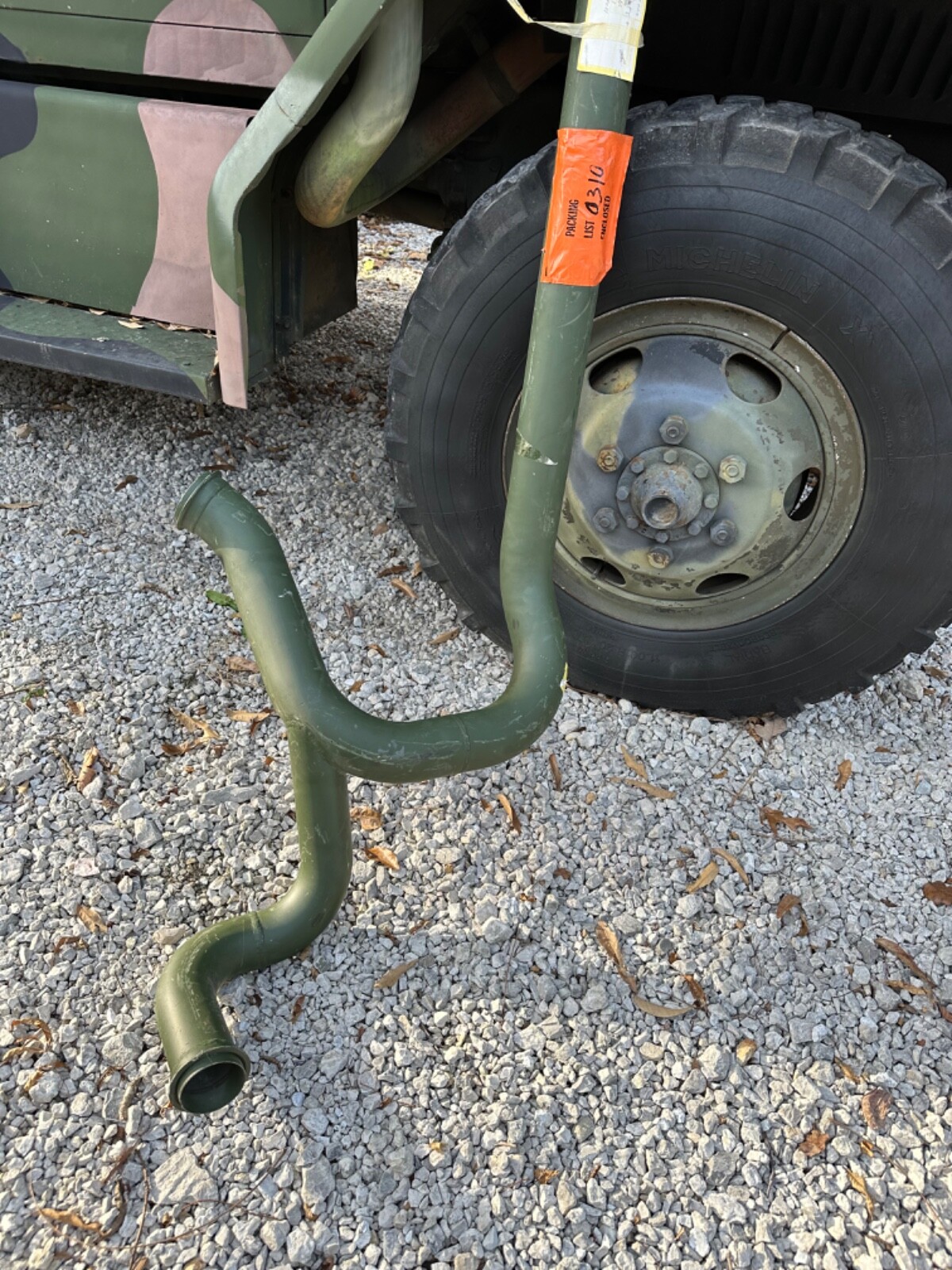 M49/M35A2 exhaust J Pipe fits 2/1/2 ton military truck eBay