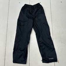 Columbia Sport Wear Black Stretchy Athletic Track Pants Kid Size XS 6/7 Defect