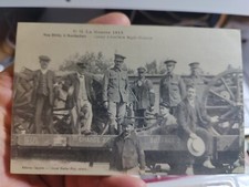 Carte postale ancienne de la guerre 1914,nos allies a Montauban.