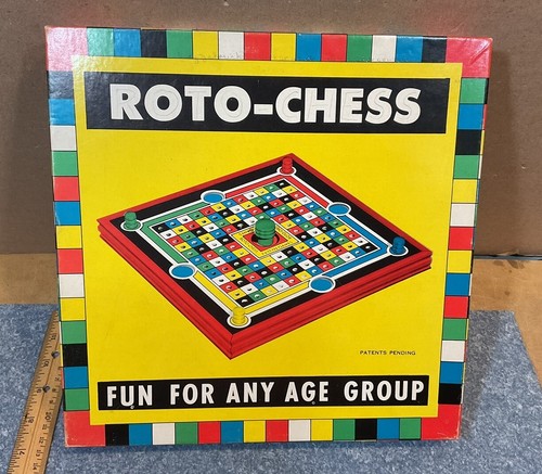 Vintage Wooden ROTO-CHESS Board Game Pattyn Games Very Nice USA Made - Picture 5 of 15
