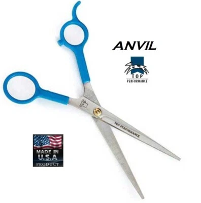 Top Performance Anvil STRAIGHT 7 1/2" Fine Tip SHEAR Scissor PET Dog GROOMING