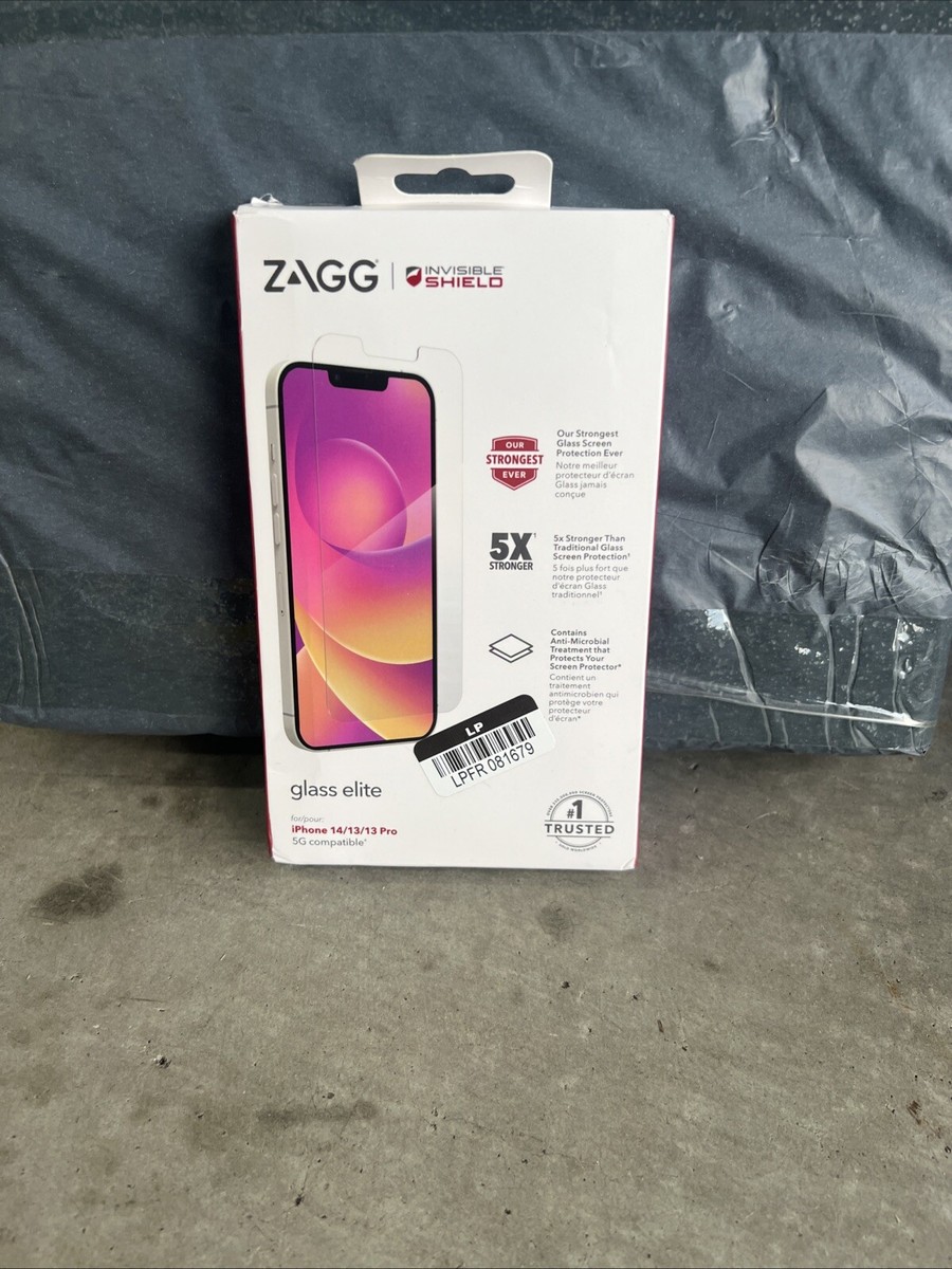 Protecteur D'écran ZAGG InvisibleShield Glass Elite Privacy 360 Pour IPhone 13/14 - Neuf