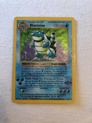 Blastoise 2/102 Shadowless Halo Pokemon Card | eBay