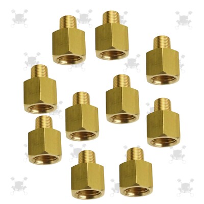 10 PCS Pipe Fitting Adapter F1/4xM1/8,F1/4xM1/4,F3/8xM1/8,F3/8xM3/8,F1/2xM1/4