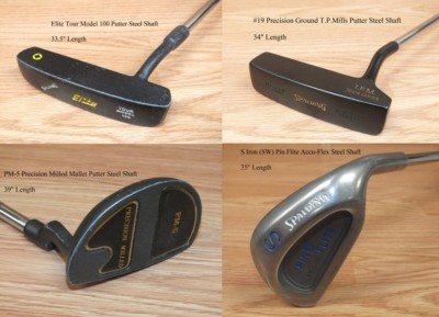 Spalding RH Golf Club of Choice (Iron or Putter) Steel Shaft w/ Grip *READ* 