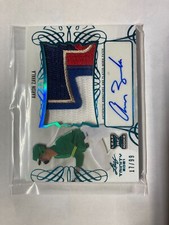 2021 Leaf Trinity AARON ZAVALA 17/99 Autographed Player-Worn Patch RC Rookie