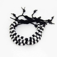 Nazar kada Bangle Set Nazariya For New Born Baby Boy Girl Child Black White Bead