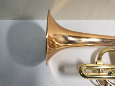 Yamaha YCR-332 Red Bell Cornet w/ case & mouthpiece. Japan. Very