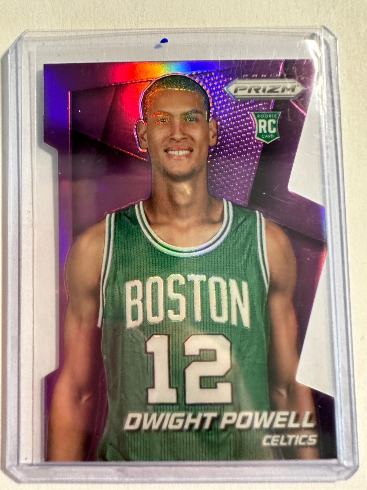 K101,666 - 2014-15 Panini Prizm Prizms Purple Die Cut #286 Dwight Powell #/139