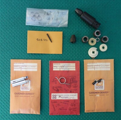 Lot A Of New Cooper Gardner Denver Co. Wire Wrap Tool Gun Bit different Parts