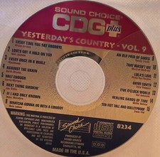SC8234 SUPER RARE COUNTRY SOUND CHOICE KARAOKE CDG