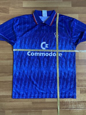 Maillot De Football Chelsea 1990-1991 - Réplique Score Draw - Taille L Homme - État Parfait