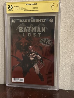 Batman: Lost #1 CBCS 9.8 Signed By James Tynion Foil Cover Dark Nights Metal DC